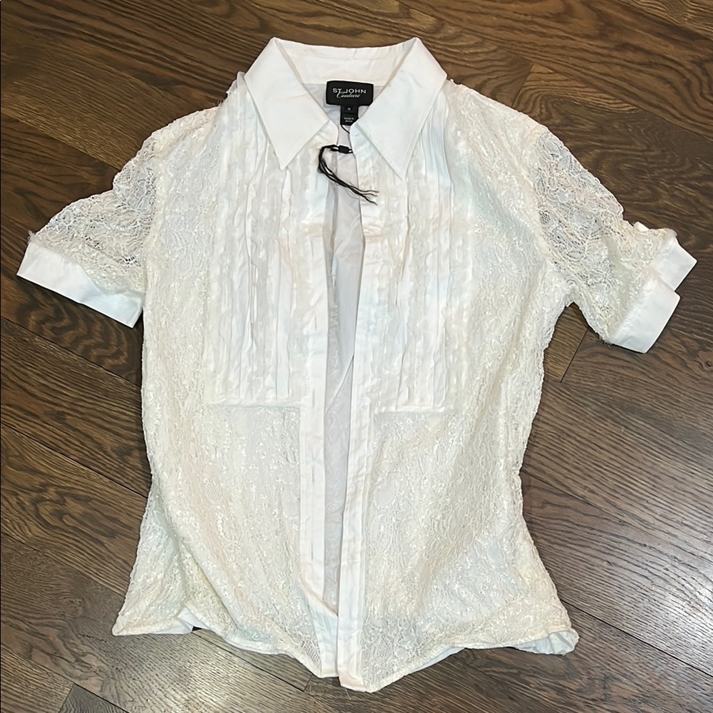 White Lace Women's Top